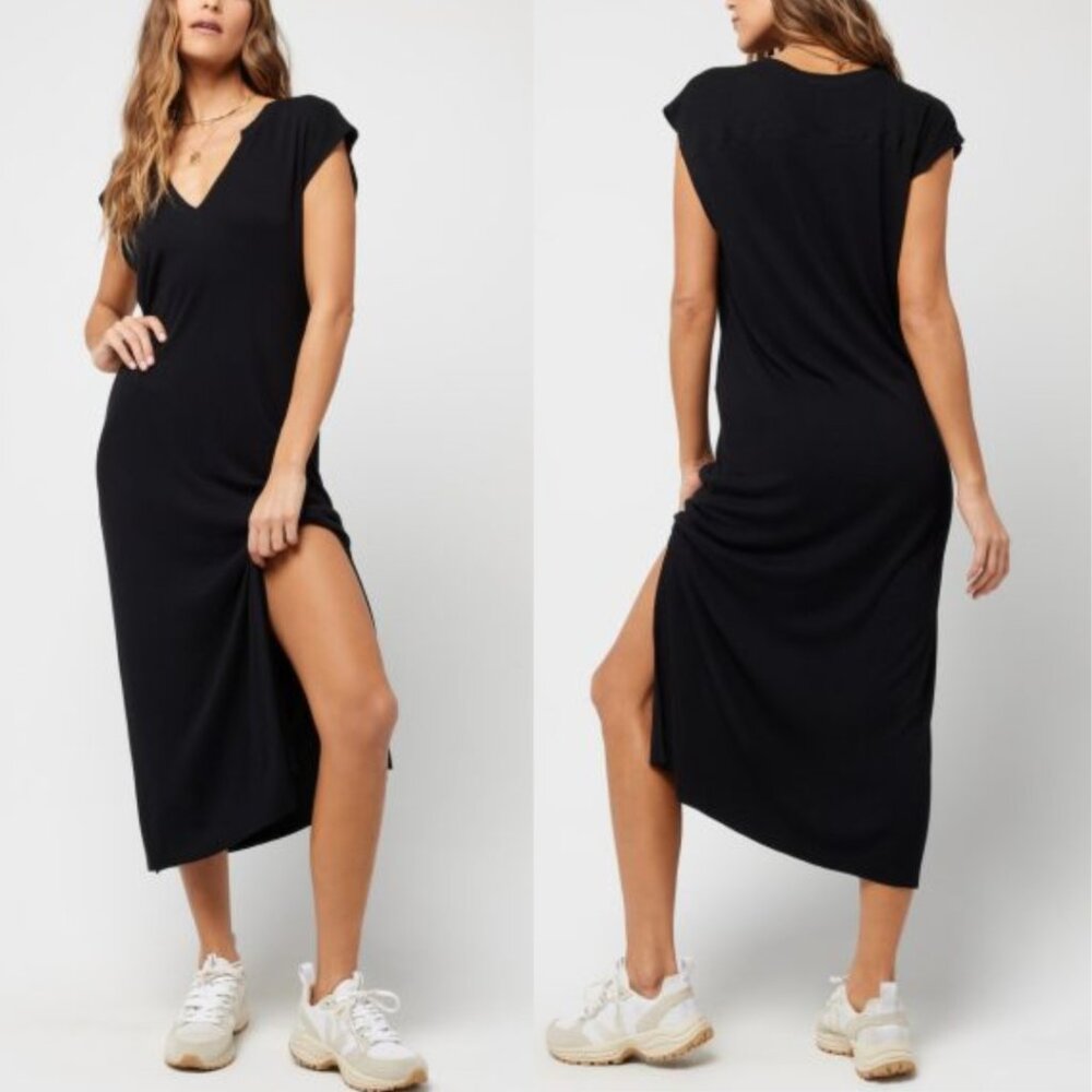 NWT L*SPACE Robyn Dress Small Black